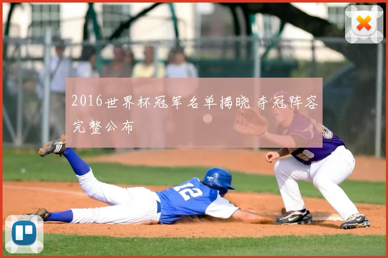 2016世界杯冠军名单揭晓 夺冠阵容完整公布